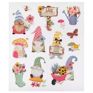 Paper Studio Garden Gnomes Stickers, NWT, For Bundles Only